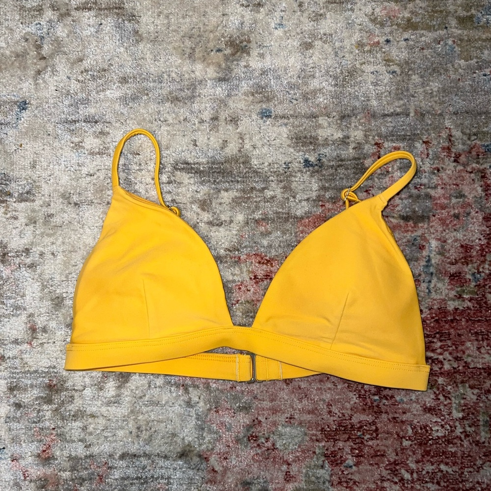 Hollister swimsuit yellow size small